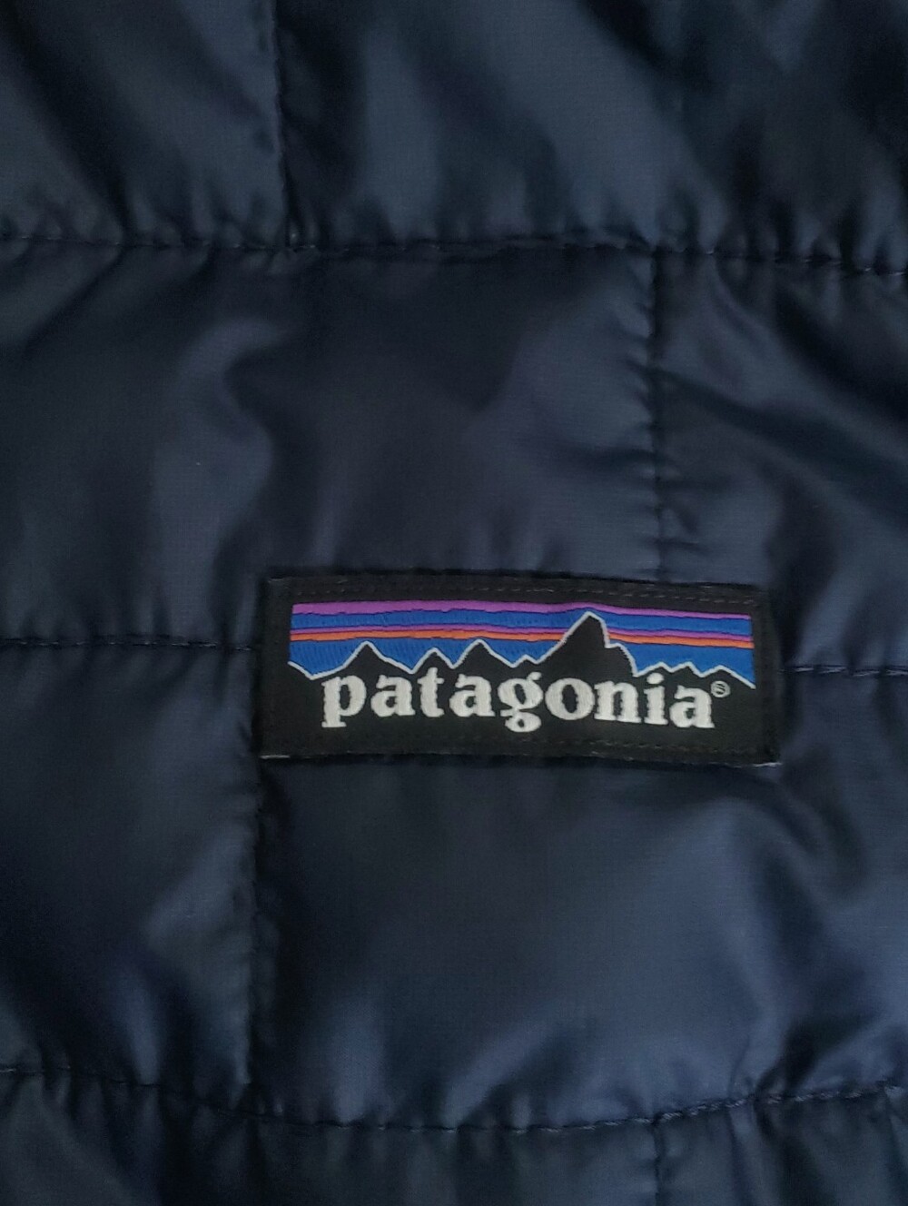 Patagonia Nano Puff Ultralight Puffer Jacket Quilted Navy Blue Women’s Size XS - Picture 4 of 12